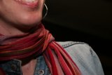 Red Scarf, Bold Statement