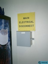 Main Electrical Disconnect Sign