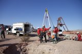 Mine Rescue Team Prepares for Descent