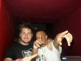 Two Men Posed for a Selfie at Night Club