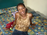 Serene Smile on a Bed