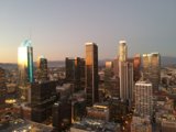 The Majestic Los Angeles Skyline at Sunset