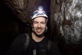 Hardhat Dave Exploring a Cave