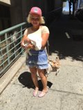 Walking with my furry friend