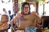 Family Celebration at Madonna Inn Restaurant