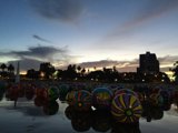 Sunset Spheres at MacArthur Lake