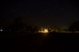 Night Sky Adventure on a Desert Road
