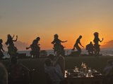 Sunset Dancing by the Ocean