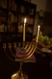 Glowing Hanukkah Menorah