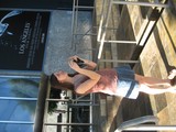 Young Woman Photographing Outside LA Film School