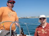 Sailing with Dave under a Blue Sky
