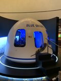 Blue Origin Space Capsule on Display at Aria Resort & Casino Museum
