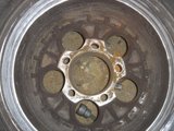 Damaged Car Wheel