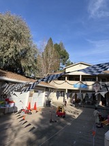 Racing-Themed Children's Birthday Party in Suburban Driveway