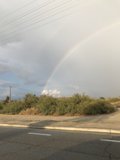 A Double Rainbow Over the Desert