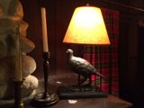 Pheasant Lamp and Candle