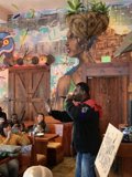 Mural Talk in the Woodland Cafe