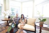 Relaxing in the Living Room
