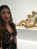 Evening Wear and Primate Sculpture