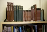 Shelf full of literature