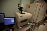 Microscope and Computer on Table