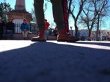 The Man and His Shoes on a Sunny New Mexico Day