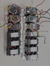 Complex Lutron Electrical Control Panel Array