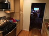 Modern Kitchen with Hardwood Flooring
