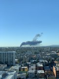 Smoke Engulfs Los Angeles Building