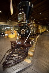 Historic Steam Locomotive 'Big Boy' on Museum Display