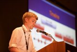 Keynote Speaker Takes the Podium