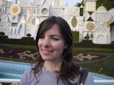 Smiling Woman at It's a Small World Disneyland
