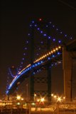 Nighttime Glow on Urban Overpass