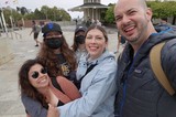 Friends Taking Selfie at Memorial Plaza