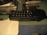 Classic Black Phone on a Table
