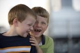 Two Boys Unleashing Pure Joy