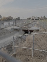 Concrete Channel Bridge Construction Site
