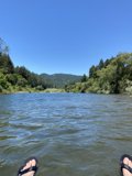 River Water and Summer Sandals