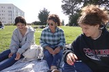 Friends Enjoying Sunny Afternoon Park Picnic