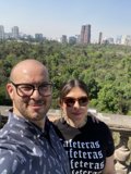 Couple Captures City Selfie