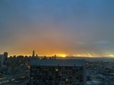 San Francisco skyline at sunset
