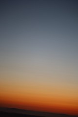 Twilight Gradient Over Mount Diablo Silhouette