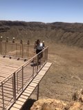 Woman Conquering the Crater