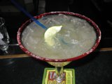 Blue Straw Cocktail