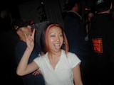 Pink-haired Woman Photobombs Group