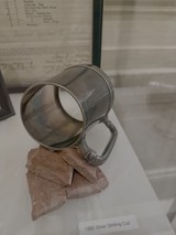 Victorian Silver Shilling Cup Museum Display