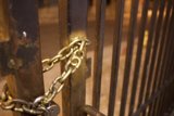 A Rusty Chain on the Plata Wine Party Gate