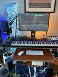 Computer Setup with Creative Touches