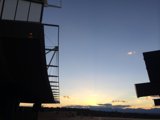 Sunset Silhouette of Architecturally Stunning Building