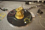 Golden Machine with Intricate Wiring